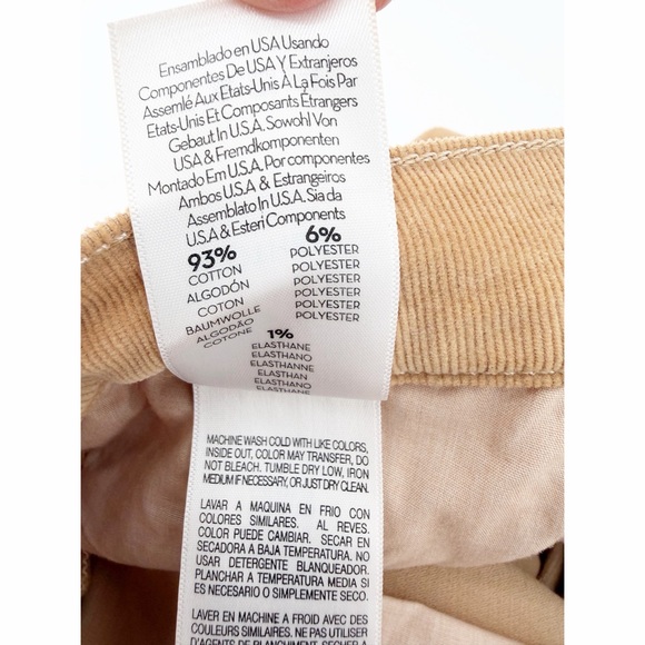 Mother The Tomcat Ankle Jean Pants in Hopscotch Cafe Spice Corduroy Tan Size 31 - Picture 9 of 11